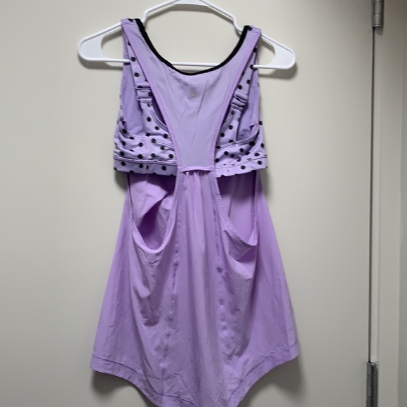 Lululemon Lilac Run For Your Money Tank w/Bra sz 6 - Picture 9 of 12